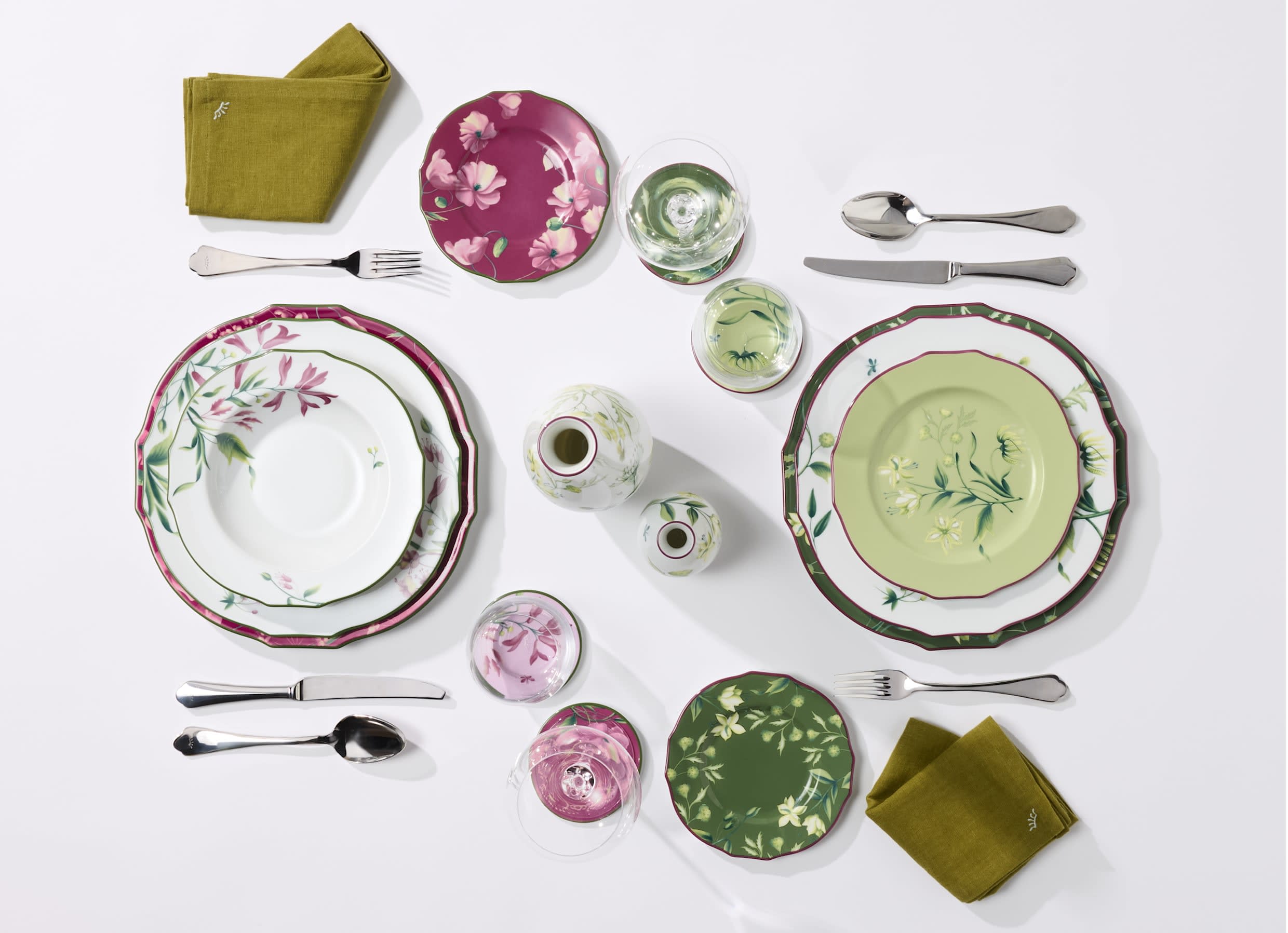 Bread plate Malva pink | Florenza | GINORI 1735